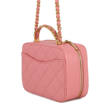 Load image into Gallery viewer, CHANEL Matelasse Vanity 2way Bag PinkAS3318 Lambskin