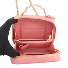 Load image into Gallery viewer, CHANEL Matelasse Vanity 2way Bag PinkAS3318 Lambskin