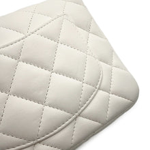 Load image into Gallery viewer, CHANEL Mini Matelasse Medal ChainShoulder Bag WhiteAS3738 Lambskin