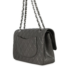 将图像加载到图库查看器中,CHANEL Matelasse Chain Shoulder Bag MetalicSilverA01112 Lambskin Size 25
