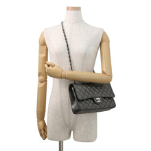 将图像加载到图库查看器中,CHANEL Matelasse Chain Shoulder Bag MetalicSilverA01112 Lambskin Size 25