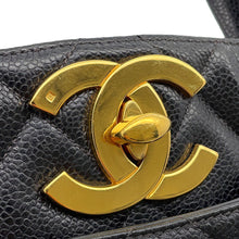 Load image into Gallery viewer, CHANEL Decacoco Tote Bag Black Caviar Leather
