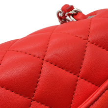 Load image into Gallery viewer, CHANEL Mini Matelasse Chain Shoulder Bag RedA35200 Lambskin Size 17