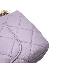 Load image into Gallery viewer, CHANEL Matelasse Chain Shoulder Bag PurpleAS4789 Caviar Leather