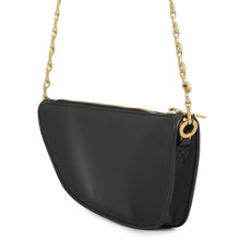 将图像加载到图库查看器中,BURBERRY Shield ChainShoulder Bag Black8079856 Leather Size micro