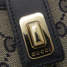 将图像加载到图库查看器中,GUCCI Moonside Shoulder Bag Beige/Navy786015 GG Canvas Leather