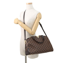 将图像加载到图库查看器中,LOUIS VUITTON Kensington Bowling Brown/BeigeN41505 Damier Ebene Canvas