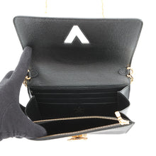 将图像加载到图库查看器中,LOUIS VUITTON Portefeuille・Twist Chain Owl NoirM62334 Epi Leather/Sequins