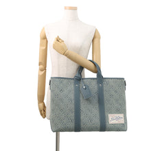 Load image into Gallery viewer, LOUIS VUITTON Weekend Tote NM BlueM22537 Monogram Washed Denim