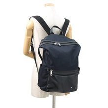 Load image into Gallery viewer, FENDI Monster Backpack Navy/Black7VZ035 Nylon Calf Leather