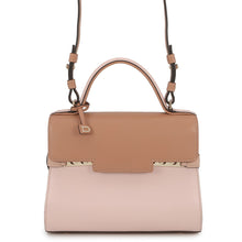 Load image into Gallery viewer, Delvaux Tempate Light Pink/Brown/Jasmin FlowerAA0435AAX0AIADP Leather Size Mini