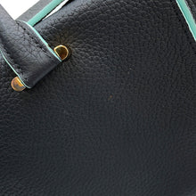 Load image into Gallery viewer, Delvaux Cool box Navy/Light Blue Leather Size MM