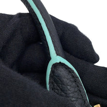 Load image into Gallery viewer, Delvaux Cool box Navy/Light Blue Leather Size MM