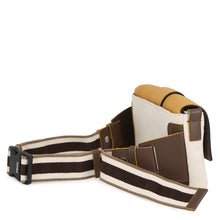 Load image into Gallery viewer, FENDI Selleria baguette Yellow/Ivory7VA472 Leather Canvas