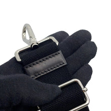 将图像加载到图库查看器中,PRADA Canapa Black1BG350 Canvas Wood