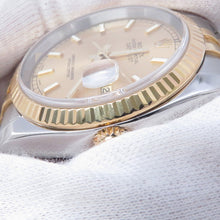 Load image into Gallery viewer, ROLEX Datejust W36mm Stainless Steel K18YG Champagne Dial116233