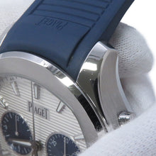 将图像加载到图库查看器中,PIAGET Polo Chronograph Limited Edition 888 pieces W42mm Stainless Steel Rubber Silver DialG0A46013
