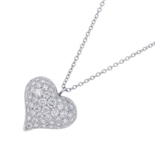 将图像加载到图库查看器中,TIFFANY&Co. Pinched Heart Necklace Pt950