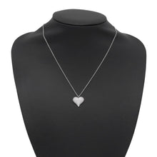 将图像加载到图库查看器中,TIFFANY&Co. Pinched Heart Necklace Pt950