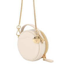 Load image into Gallery viewer, PRADA Triangle logo mini pouch with chain Beige1NT023 Enamel