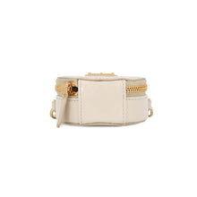 Load image into Gallery viewer, PRADA Triangle logo mini pouch with chain Beige1NT023 Enamel