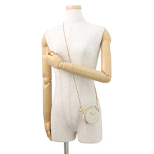 Load image into Gallery viewer, PRADA Triangle logo mini pouch with chain Beige1NT023 Enamel