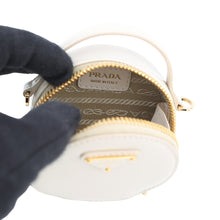 Load image into Gallery viewer, PRADA Triangle logo mini pouch with chain Beige1NT023 Enamel
