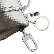 Load image into Gallery viewer, LOUIS VUITTON Mini Keepall Keychain Silver/BrownM01428 Monogram MetalicMirror