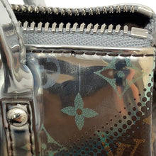 Load image into Gallery viewer, LOUIS VUITTON Mini Keepall Keychain Silver/BrownM01428 Monogram MetalicMirror