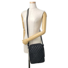 Load image into Gallery viewer, CHANEL Cambon Line Medium Pochette BlackA25178 Leather