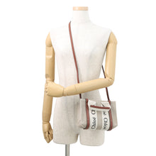 将图像加载到图库查看器中,Chloe Woody tote Beige/BrownCHC22AP237I2690U Linen Size Mini