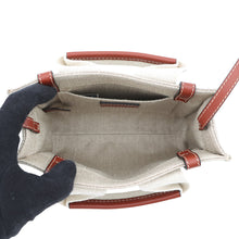 将图像加载到图库查看器中,Chloe Woody tote Beige/BrownCHC22AP237I2690U Linen Size Mini