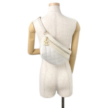 Load image into Gallery viewer, CHANEL Matelasse Crossbody Bag White/Ivory Leather Mouton