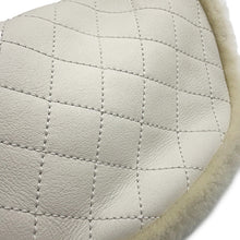 Load image into Gallery viewer, CHANEL Matelasse Crossbody Bag White/Ivory Leather Mouton