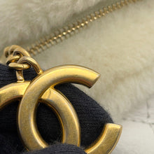 Load image into Gallery viewer, CHANEL Matelasse Crossbody Bag White/Ivory Leather Mouton