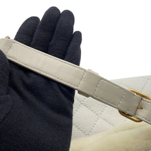 Load image into Gallery viewer, CHANEL Matelasse Crossbody Bag White/Ivory Leather Mouton