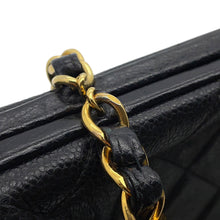 Load image into Gallery viewer, CHANEL Matelasse Kiss Lock ChainShoulder Black Caviar Leather