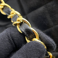 Load image into Gallery viewer, CHANEL Matelasse Kiss Lock ChainShoulder Black Caviar Leather