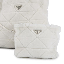 Load image into Gallery viewer, PRADA Tote Bag White1BG130V Mouton