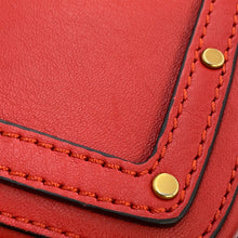 将图像加载到图库查看器中,Chloe Roy 2-Way Bucket Shoulder Bag Red/BlackCHC18WS128A50647 Leather Canvas Size Mini
