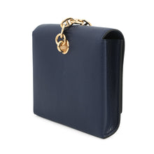 Load image into Gallery viewer, HERMES Chaine d'Ancre Compact Blue Saphir Chevre Myzore Goatskin