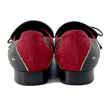 Load image into Gallery viewer, Valentino Garavani Panther Loafers Red/BlackNW1S0D22JHW suede Size 37 1/2