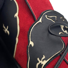 Load image into Gallery viewer, Valentino Garavani Panther Loafers Red/BlackNW1S0D22JHW suede Size 37 1/2