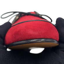 Load image into Gallery viewer, Valentino Garavani Panther Loafers Red/BlackNW1S0D22JHW suede Size 37 1/2