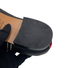 Load image into Gallery viewer, Valentino Garavani Panther Loafers Red/BlackNW1S0D22JHW suede Size 37 1/2