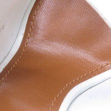 Load image into Gallery viewer, LOUIS VUITTON Trinity Line Heel Sandals White Leather Size 36