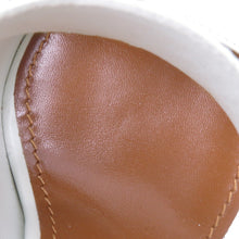 Load image into Gallery viewer, LOUIS VUITTON Trinity Line Heel Sandals White Leather Size 36