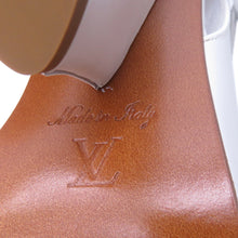 Load image into Gallery viewer, LOUIS VUITTON Trinity Line Heel Sandals White Leather Size 36