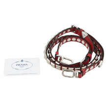 Load image into Gallery viewer, PRADA Electra Studded Shoulder Bag Black1BD120 Leather