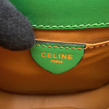 Load image into Gallery viewer, CELINE Star Ball ChainShoulder Bag Green Leather